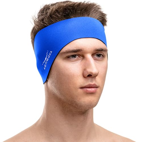 Toupeira de Natação AQTIVAQUA Azul (Tam: Grande) AqtivAqua - Faixas de cabelo - grande, fácil ajuste, resistente à água