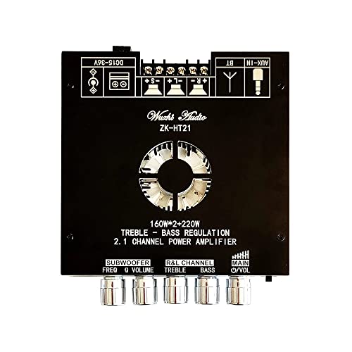 Amplificador de Áudio WANGCL ZK-HT21 (2.1 - 160 + 220W) WANGCL - Placas de circuito impresso - 2.1 canais, 160W, 220W