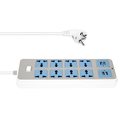 Extensão Elétrica BZOCIO 4 Tomadas Usb 3.000W Preto Bzocio - Fios e cabos elétricos - 4 tomas, usb 3.000w, preto
