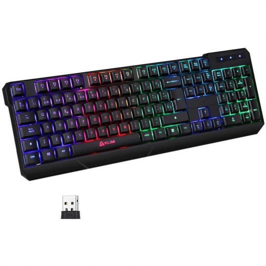 Teclado Gaming Wireless KLIM Chroma Preto KLIM - Teclados - wireless, gaming, leveza, autonomia