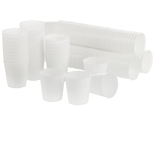 Copos Recicláveis COM-FOUR 120X (Branco - 4.5 x 7 cm) com-four - Copos de shots - recicláveis, laváveis a mão, 30 ml