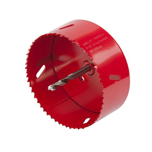 wolfcraft GmbH 5493000 serra-copo para berbequim Chave de fendas sem fios 1 peça(s) Wolfcraft - Acessórios para brocas e parafusadeiras - bimetal, 4 cm, sem fio, vermelho