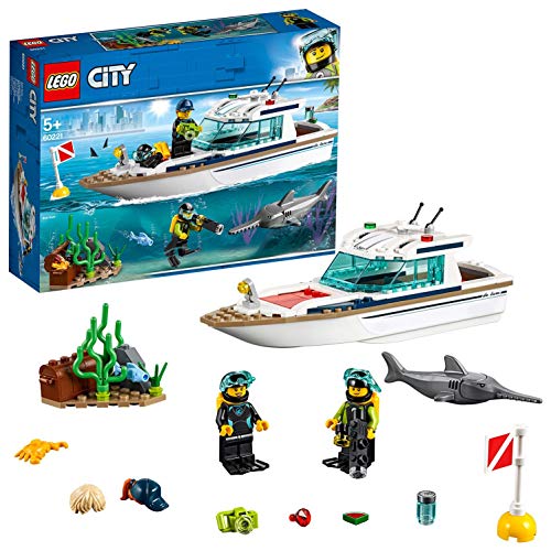 LEGO City - Barco de Pesca (Idade Mínima Recomendada: 5 anos) LEGO - Blocos de encaixe - barco, pesca, 5 anos