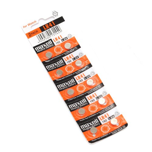 Pilhas Não Recarregáveis MAXELL LR41/AG3 Maxell - Baterias de uso geral - litio, níquel metálico, rendimento elevado, vida útil longa