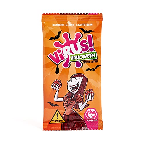 Jogo de cartas TRAJIS GAMES Virus Halloween Special Edition Tranjis games sl - Downloads digitais de filmes e televisão - jogo de cartas, vírus, halloween, edição especial, monstros aterradores
