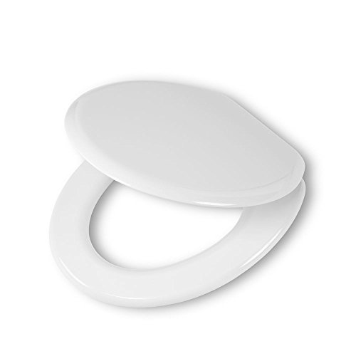 Tigela de WC com Abertura Suave Reno Branco MDF TIGER Tiger - Assentos de sanita e bidé - abertura suave, MDF, branco