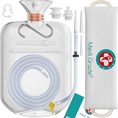Kit de Enema Medi-Grade para Uso Doméstico Medi Grade - Kits e suprimentos de enema - enema, doméstico, medi-grade
