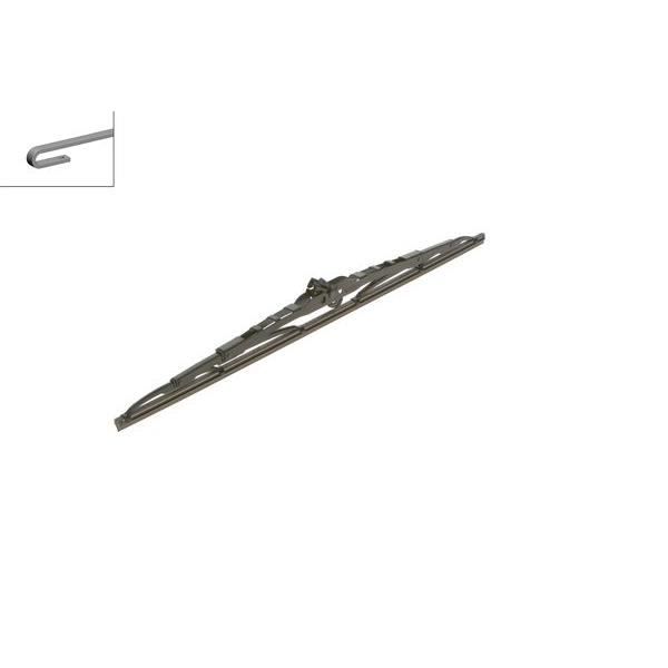 Conjunto de 2 Escovas Limpa-Para-Brisas BOSCH 3397004581 Bosch - Peças e acessórios para janelas de veículos automotores - preto, plástico, limpa-parabrisas