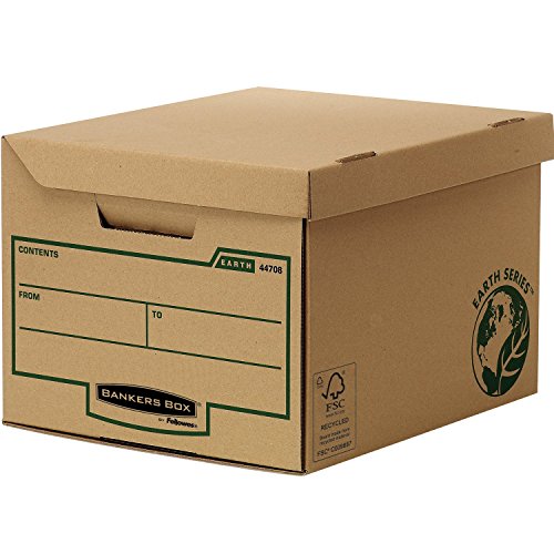Caixa para Arquivo FELLOWES 4472205 Preto Fellowes - Arquivamento e organização - cartão, preto, 6 litros