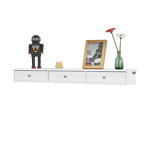Armário de Suspensão SOBUY FRG43-L-W (MDF - 60x25.5x130 cm) sobuy - Guarda-roupas - MDF, 60x25.5x130 cm