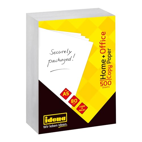 Papel Idena Copy DIN A5 Branco (500 folhas) Idena - Papel de impressora e copiadora - din a5, 500 folhas, 80 g/m², branco