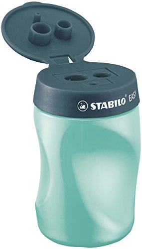 Stabilo Easy Sharpener Petrol 3 em 1 Preto Stabilo - Afia-lápis - afia, ergonómica, rápida, fácil