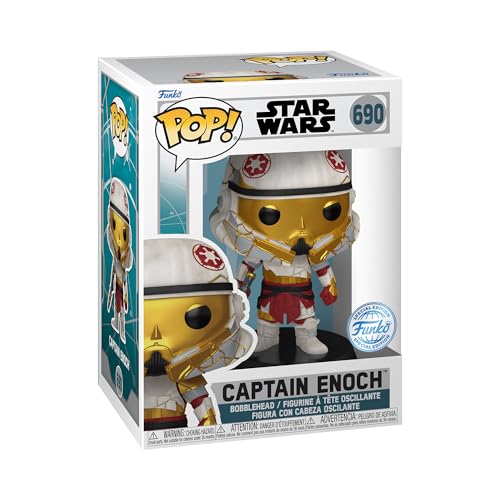 Figura FUNKO POP! Star Wars: Ahsoka - Captain Enoch Funko - Brinquedos - figura, funko pop, star wars, ahsoka, captain enoch, pvc