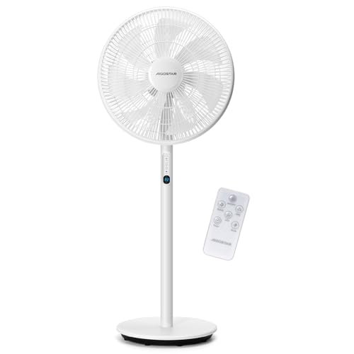 Ventoinha de Pé AIGOSTAR Dandelion 30HJN Aigostar - Ventoinhas de mesa e de pedestal - ventoinha de pé, 3 velocidades, oscilante, regulável em altura, suporte para copos