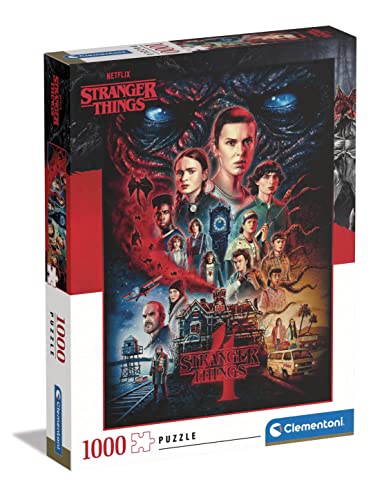 Puzzle CLEMENTONI Televisão/Filmes Netflix - Stranger Things (Idade Mínima Recomendada: 12 anos) CLEMENTONI - Quebra-cabeças de encaixar - puzzle, CLEMENTONI, televisão, filmes netflix, stranger things, idade mínima recomendada