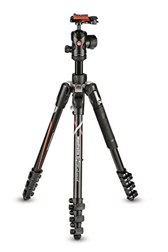 Tripé MANFROTTO Befree Advanced Live Aperture Manfrotto - Peças e acessórios para câmeras - tripé, manfrotto, befree advanced, cabeça esférica, 3 seções