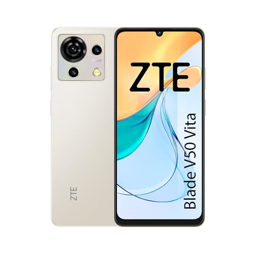 Smartphone ZTE Blade V50 Vita (6.67'' - 4 GB - 256 GB - Dourado) ZTE - Telemóveis - 6.67 polegadas, 4 GB, 256 GB, microsd