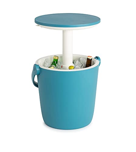 Mesa de Gelo Portátil 3 em 1 Go Bar KETER KETER - Baldes de bebidas e resfriadores - portátil, 3 em 1, 15 latas, mesa de serviço