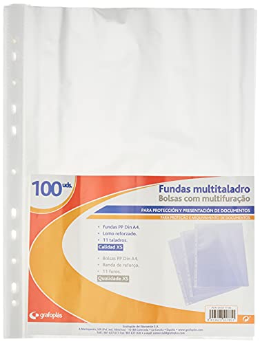 Pack 5 Capas para Encadernação GRAFOPLAS PP Grafoplas del Noroeste,S.A. - Papel de capa - conjunto, capas, encadernação, grafoplas, papel polipropileno