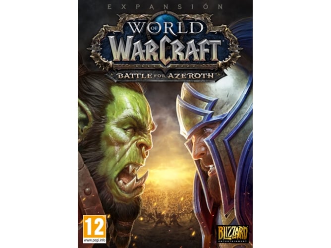 Jogo PC WORLD OF WARCRAFT: BATTLE FOR AZEROTH (M18) BLIZZARD - Software de jogos de vídeo - pc, World of Warcraft, battle for azeroth, m18