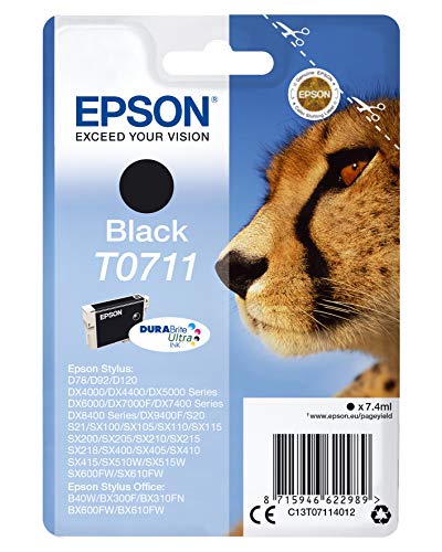 Tinteiro EPSON T0711 Preto (C13T07114020) Epson - Cartuchos de toner e jato de tinta - preto, epson
