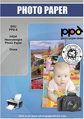 Papel Fotográfico BRILLIANT PPD-8-100 (A4) Photo Paper Direct - Papel de impressora e copiadora - pesado, a4, alta definição, revestimento