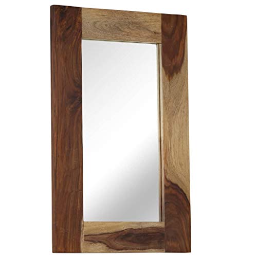 Espelho de Parede VidaXL | Madeira Natural | 50 x 80 cm vidaXL - Espelhos - madeira natural, 50x80 cm