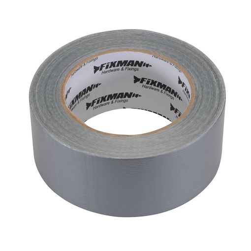 Fita Adesiva RESISTANCE 50Mx50M Prateado (50 m) FIXMAN - Fita adesiva de ferragens - prateado, 50 m, resistente