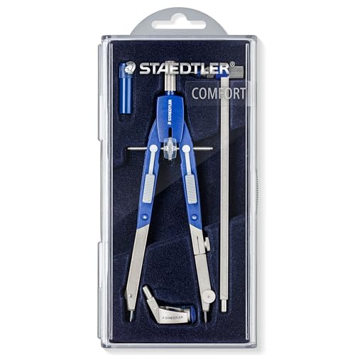 Compasso STAEDTLER Mars Comfort (Azul - Plástico) Staedtler - Ferramentas de medição e marcação de artesanato - azul, plástico, comfort