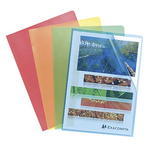 Bolsas para Dossier EXACOMPTA (Multicor) EXACOMPTA - Pastas e capas de relatório - multicor, a4, polipropileno, apertura lateral