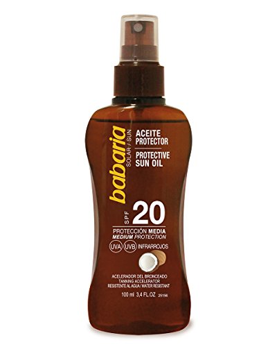Óleo Corporal BABARIA Protecção Solar SPF30 (200 ml) Babaria - Cuidados com a pele - proteção solar, spf30, vitaminas e, 200ml