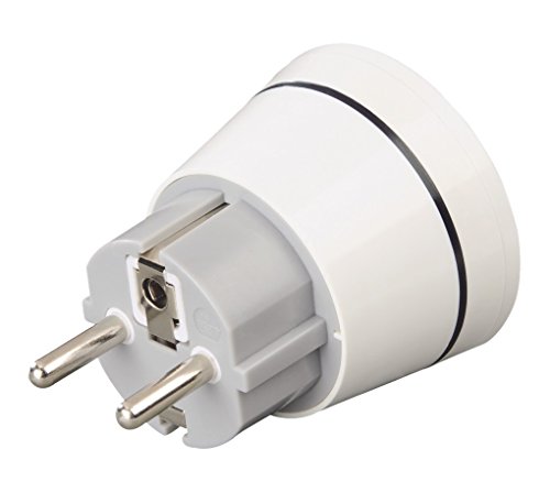 Adaptador de Energia HAMA 00121992 Tipo F Tipo I (AU) Branco Hama - Conversores e adaptadores de viagem - tipo f, tipo i au, branco, conector macho/fêmea