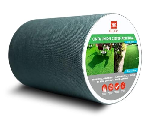 Fita para Relva Artificial KESTKAS 15cm x 10m KESTKAS - Fita adesiva de ferragens - 15cm x 10m, exterior, durável, alta qualidade