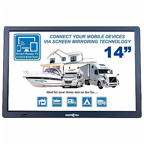 TV 14'' Smart Ready Hd 12V/230V Unispectra Unispectra - Televisores - 14 polegadas, Smart Ready, hd