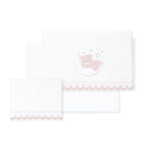 Lençol de Cama Interbaby 3Pcs (Algodão - Cinzento) Interbaby - Lençóis - algodão, cinzento, 3pcs