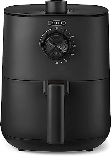 Fritadeira BELLA 3L (Capacidade: 3 L - Preto) Made by Gather - Fritadeiras - 3 L, 1400 w, aquecimento aéreo, fácil de limpar