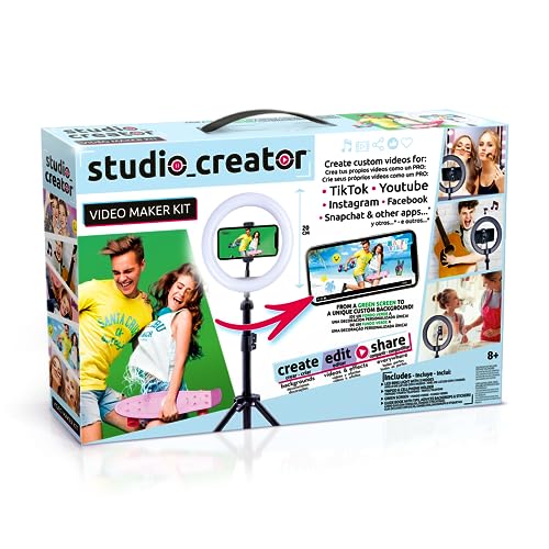 Kit Tripé RINGLIGHT STUDIO CREATOR (Idade Mínima Recomendada: 4 anos) CANAL TOYS - Iluminação de estúdio & flashes - 