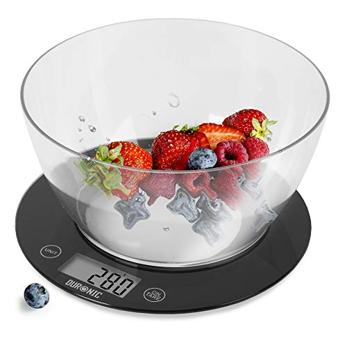 Balança de Cozinha Tefal KS7000 (Capacidade: 10 kg - Precisão: 1 g) Duronic - Balanças de medição - 10 kg, 1 g, visor lcd, tarar, sobre carregamento