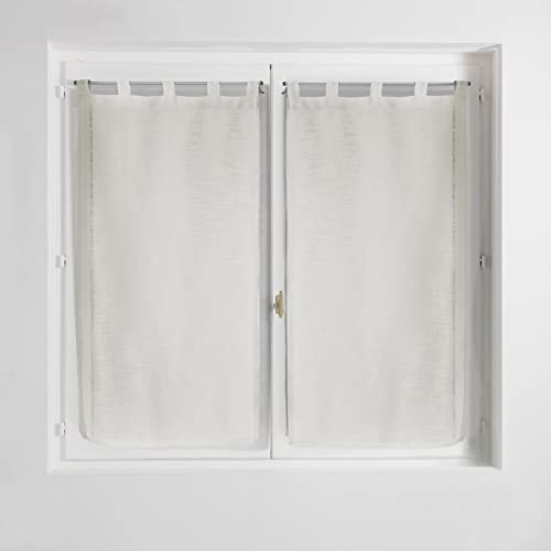 Parede com Fitas para Janelas DOUCEUR D'INTERIOR L3C - Cortinas e cortinados - correias, lino, Haltona, natural