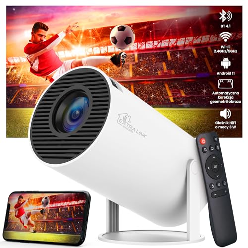 Projetor Extralink Portable 4K (Videoprojector) EXTRALINK - Projetores - 4k, portátil, wi-fi, bluetooth, 1920x1080