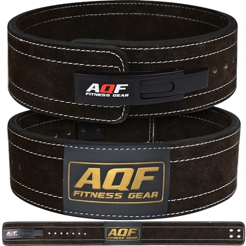 Faixa para Cinto de Força AQF SPORTS 4'' (L) Sports Inside - Cintos de levantamento de peso - cinto, couro nobuck, 1,0mm, levantação de peso