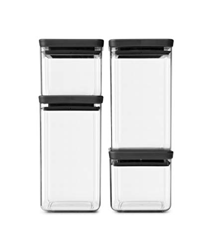 Caixa de Conservação BRABANTIA Tasty+ (Plástico - Transparente) Brabantia - Recipientes de armazenamento de alimentos - plástico, transparente, 2,4 kg