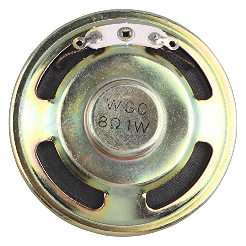 Haljia 1W 8Ohm 50mm Dia Magnético Tipo Redondo Metal Shell Altavoces Cuerpo de 50 Mm HALJIA - Áudio - 50 mm, neodímano, 88 dB, ferrita