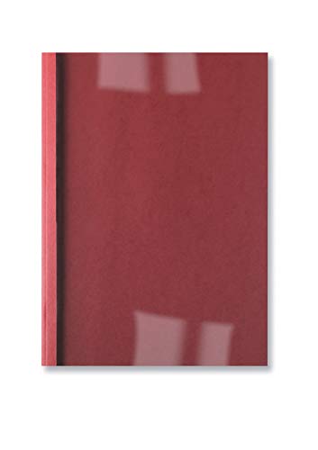 Capa para Encadernação KENSINGTON LeatherGrain Vermelho GBC - Papel de capa - a4, pvc, vermelho, 100 unidades