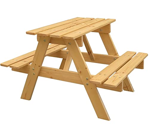 Conjunto de Jardim TIMBERLA M012 (Castanho - Aço e Madeira) TIMBELA - Conjuntos de móveis de exterior - castanho, aço, madeira