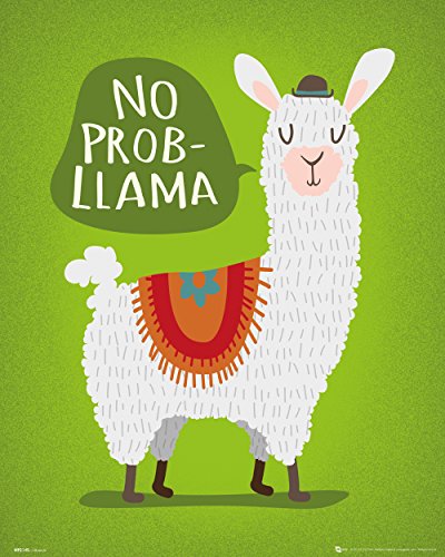 Poster ERIK EDITORES Mini Llama No Probllama (40 x 50 cm) Gb Eye Ltd - Pósteres, impressões e arte visual - 40 x 50 cm, fresco, colorido, alta qualidade