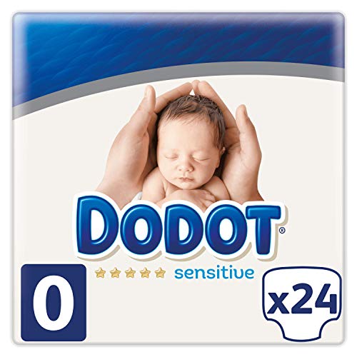 Fraldas para Bebé DODOT Tamanho 0 (24 Unidades) DODOT - Roupa interior - tamanho 0, 24 unidades, absorvente, revestimento aveludado