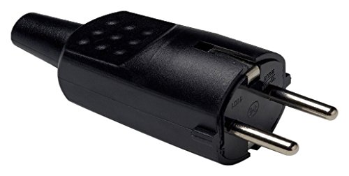 Conector de Energia FAMATEL Bipolar M11 772 Famatel - Terminais e conectores de fio - conector energia, bipolar m11 772, tomada EU, preto, 1.5m pvc