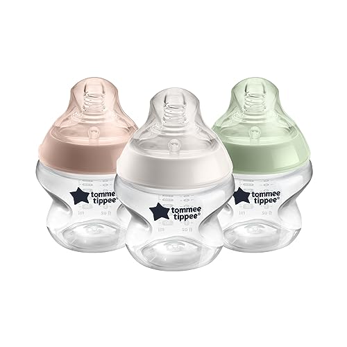 Conjunto de biberões Tommee Tippee (3 unidades) Tommee Tippee - Materiais de embalagem - anti-cólicas, silicone flexível, fácil de engatar, pernas flexíveis