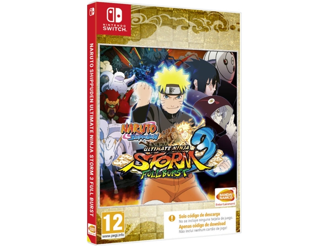 Jogo Nintendo Switch Bandai Namco Naruto Shippuden: Ultimate Ninja Storm Trilogy (M18) Namco - Software de jogos de vídeo - nintendo switch, bandai namco, naruto shippuden, ultimate ninja storm trilogy, m18